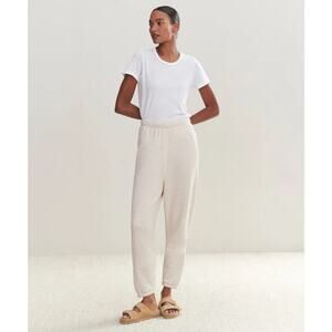 Jenni Kayne Women's Saturday Sweatpant in Oatmeal Size XS